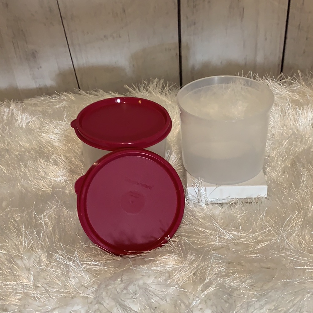 Tupperware 2pc Stacking Canister Containers - Picture 6 of 6